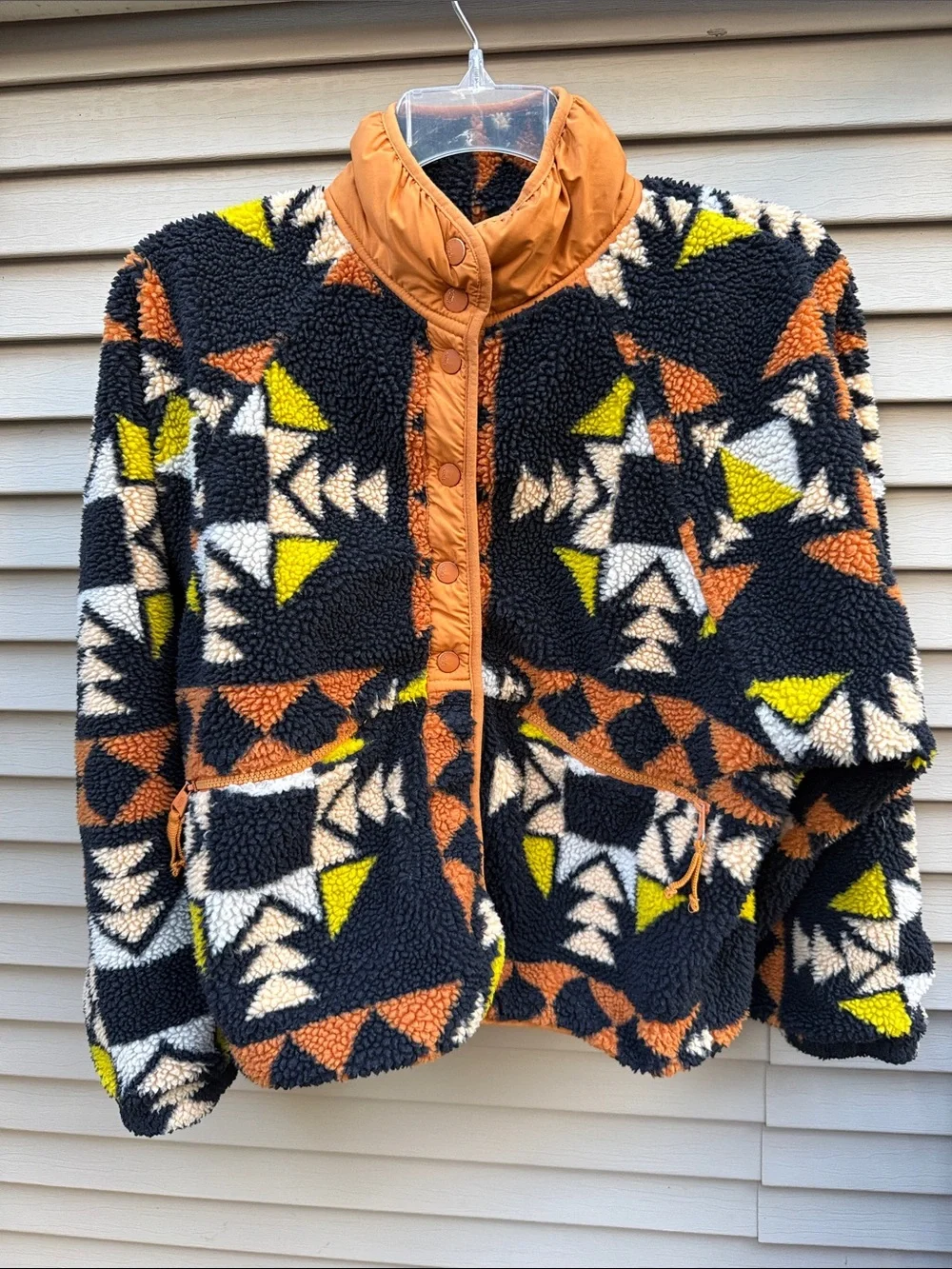 Free People Movement "Hit The Slopes" fleece jacket in Night Sky Combo Size M/L - Picture 10 of 15